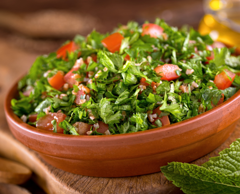 Raw Tabouli & Hemp Seed Salad 2